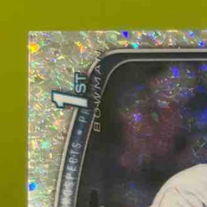 2025 Bowman Chrome Trevor Harrison Auto Mini Diamonds /100 1st Prospect Rays - Sports Cards