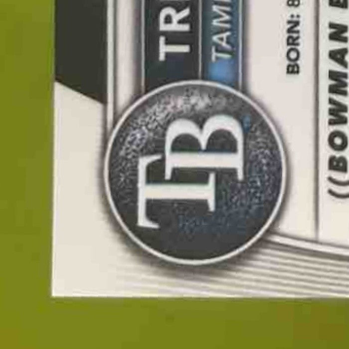 2025 Bowman Chrome Trevor Harrison Auto Mini Diamonds /100 1st Prospect Rays - Sports Cards