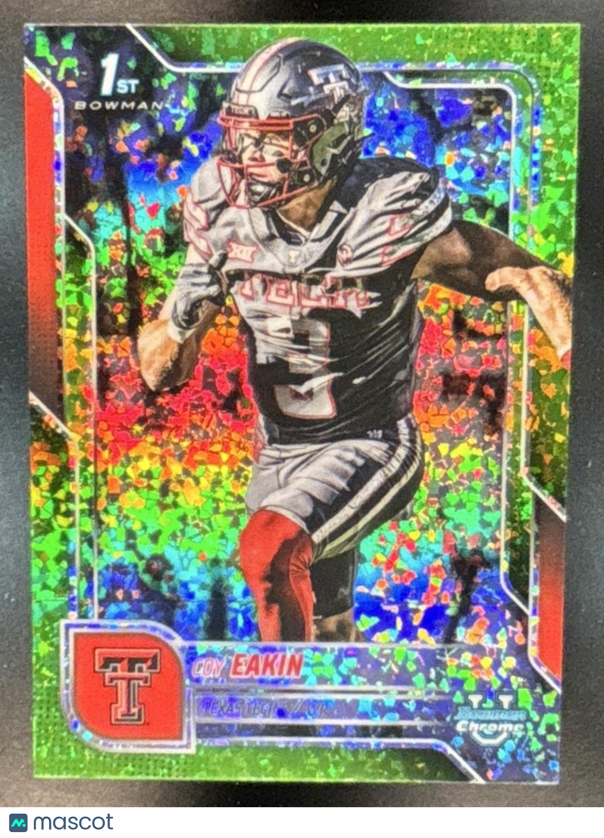 2025 Bowman Chrome University Coy Eakin Lime Green Mini-Diamond /275 Prospect - Sports Cards