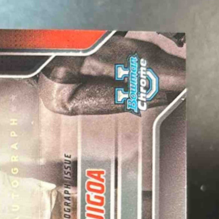 2025 Bowman Chrome University Francis Mauigoa Prospect Auto Miami Hurricanes - Sports Cards
