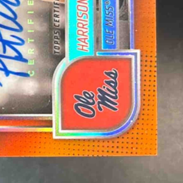 2025 Bowman Chrome University Harrison Wallace III Prospect Auto Orange /25 - Sports Cards