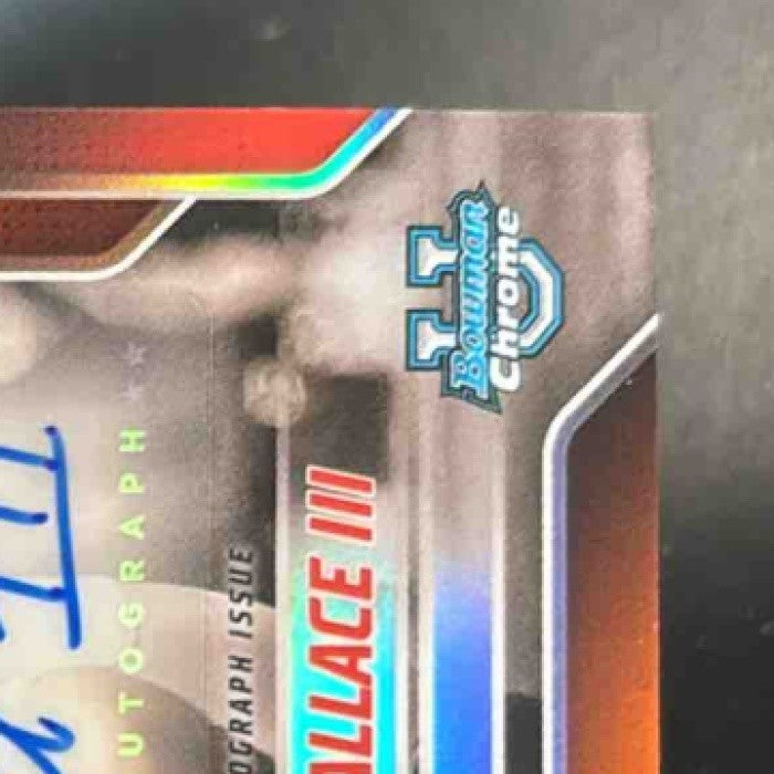 2025 Bowman Chrome University Harrison Wallace III Prospect Auto Orange /25 - Sports Cards