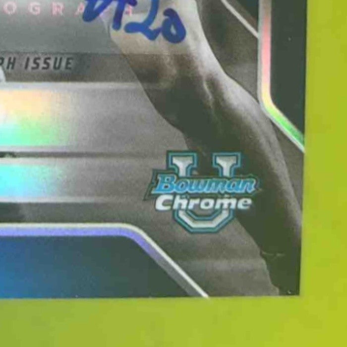 2025 Bowman Chrome University Jyaire Hill Prospect Auto Blue /150 Wolverines - Sports Cards