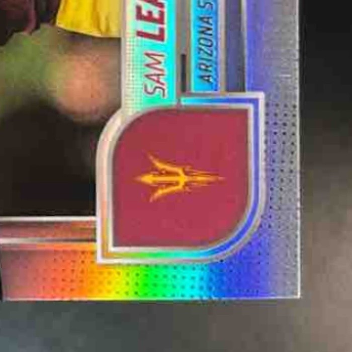 2025 Bowman Chrome University Sam Leavitt Prospect Short Print Image Variation - Sports Cards