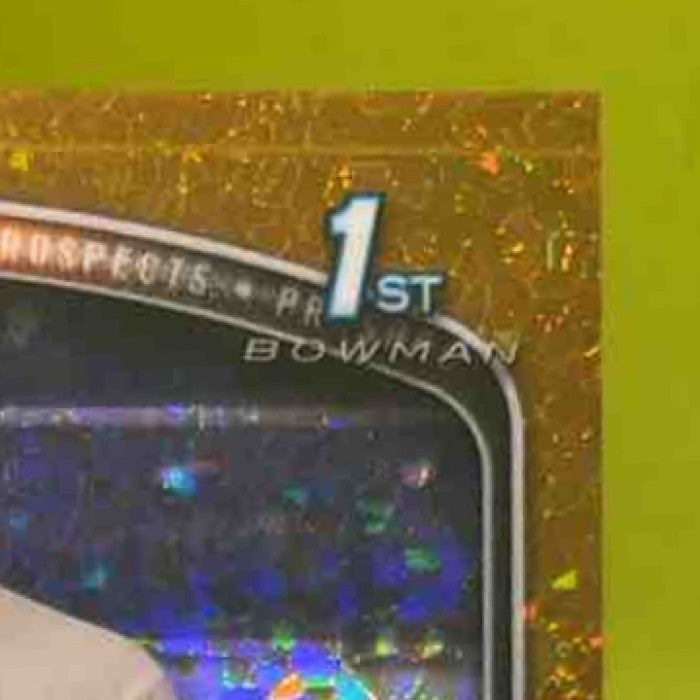 2025 Bowman Chrome Yulian Barreto Auto Gold Mini Diamonds /50 1st Prospect - Sports Cards