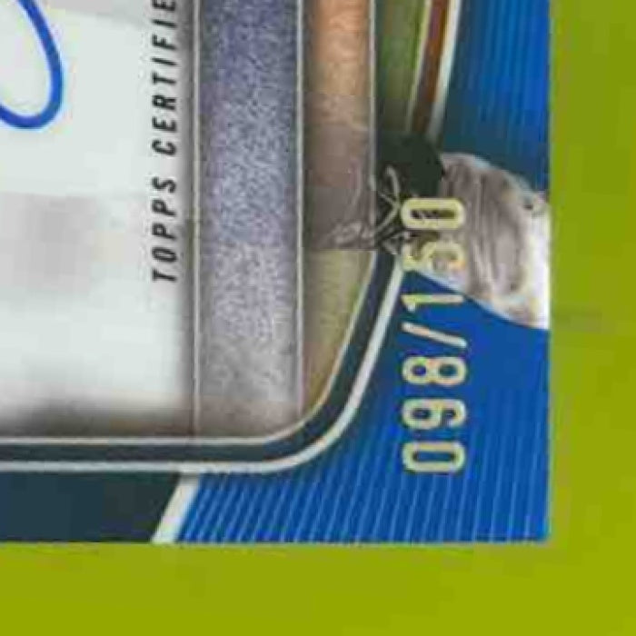 2025 Bowman Chrome Zach Cole Auto Blue Refractor 98/150 1st Prospect Astros - Sports Cards