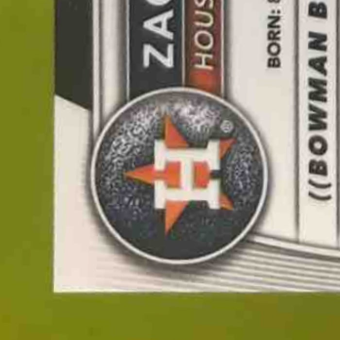 2025 Bowman Chrome Zach Cole Auto Blue Refractor 98/150 1st Prospect Astros - Sports Cards