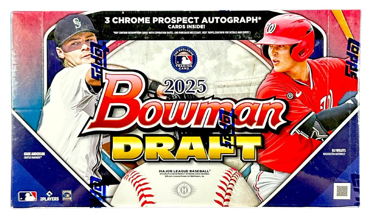 2025 Bowman Draft Baseball Hobby Jumbo Box (3 Autos) - Sports Collectibles