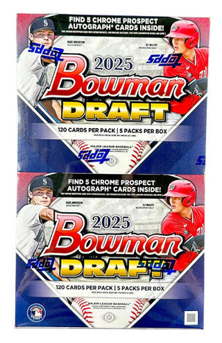 2025 Bowman Draft Baseball Super Jumbo Box (5 Autos) - Sports Collectibles
