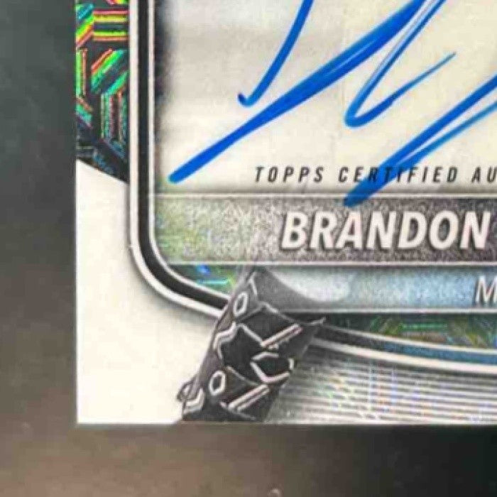 2025 Bowman Draft Brandon Compton Chrome Auto Mojo 1st Prospect Miami Marlins - Sports Cards