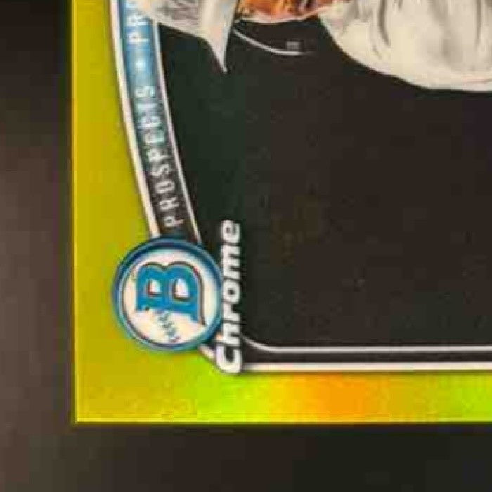 2025 Bowman Draft Brandon Compton Chrome Auto Yellow 75/75 1st Prospect Marlins - Sports Cards