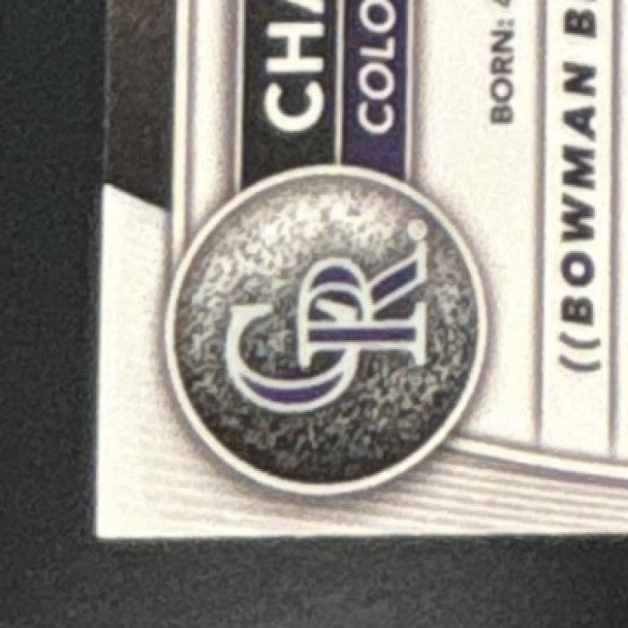 2025 Bowman Draft Charlie Condon Chrome Green Geometric /99 #BDC-136 Rockies - Sports Cards
