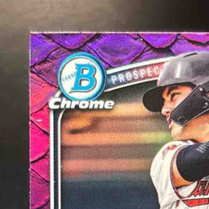 2025 Bowman Draft Dean Curley Chrome Fuchsia Reptilian /199 #BDC129 1st Prospect - Sports Cards
