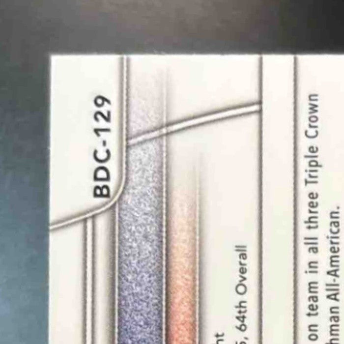 2025 Bowman Draft Dean Curley Chrome Fuchsia Reptilian /199 #BDC129 1st Prospect - Sports Cards