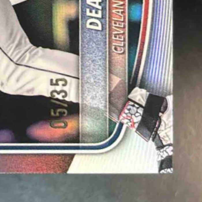 2025 Bowman Draft Dean Curley Chrome Logofractor /35 #BDC-129 1st Prospect - Sports Cards