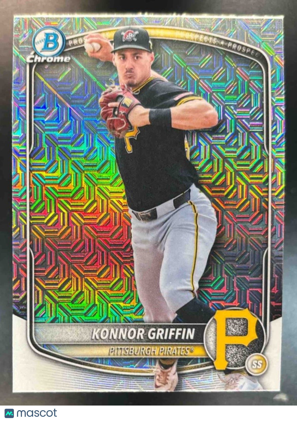 2025 Bowman Draft Konnor Griffin Chrome Mojo #BDC-102 Pittsburgh Pirates - Sports Cards
