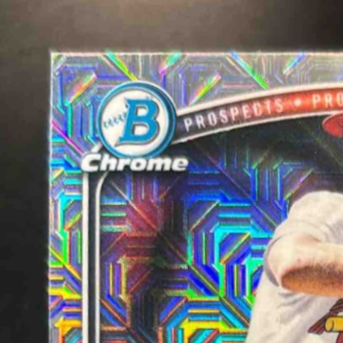 2025 Bowman Draft Liam Doyle Chrome Auto Mojo Refractor 1st Prospect Cardinals - Sports Cards