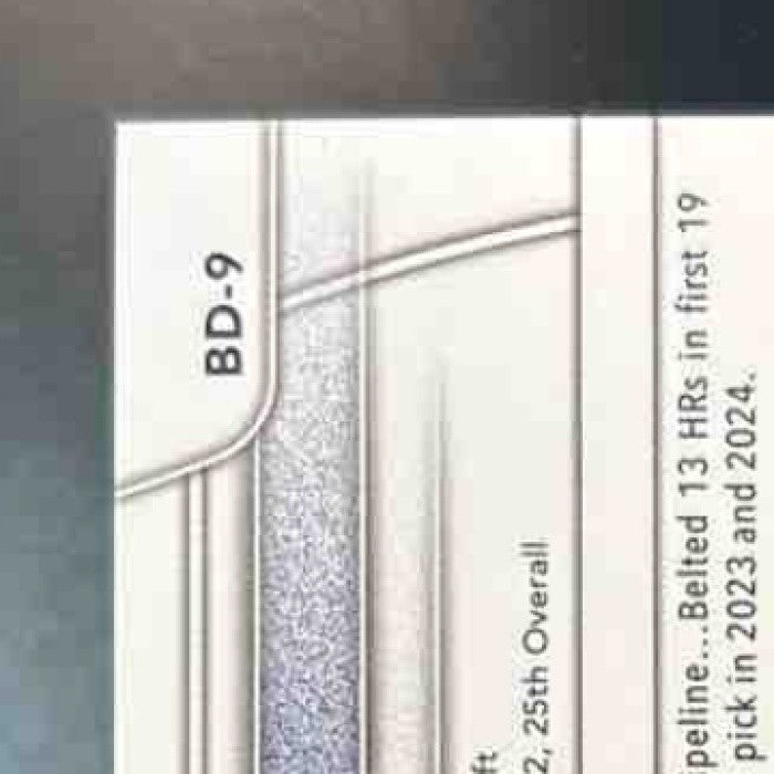 2025 Bowman Draft Spencer Jones Sky Blue Border /499 #BD-9 New York Yankees - Sports Cards