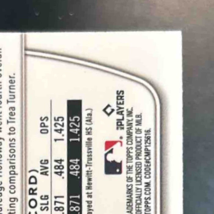 2025 Bowman Draft Steele Hall Chrome Green Mojo /99 #BDC-20 1st Prospect Reds - Sports Cards