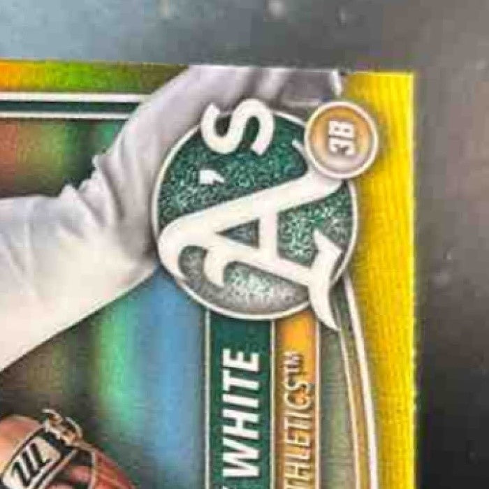2025 Bowman Draft Tommy White Chrome Yellow /75 #BDC-88 Athletics - Sports Cards