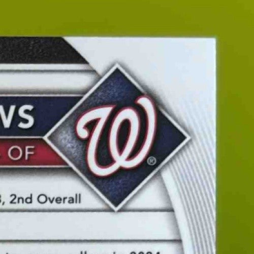 2025 Bowman Dylan Crews Chrome Red RC Rookie Redemption #42 Washington Nationals - Sports Cards