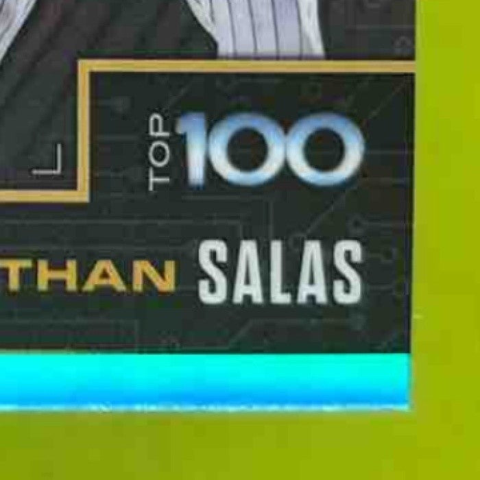 2025 Bowman Ethan Salas Scouts’ Top 100 Chrome Aqua /125 #BTP-9 San Diego Padres - Sports Cards