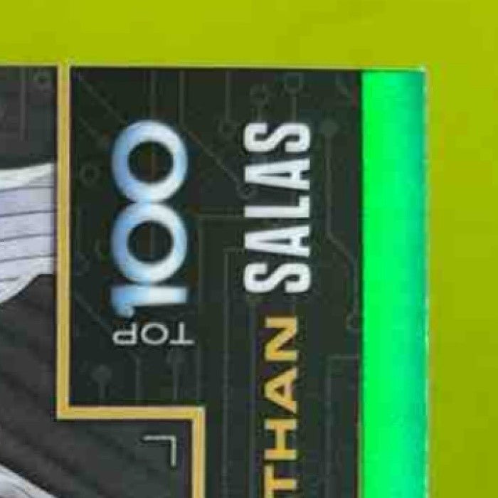 2025 Bowman Ethan Salas Scouts’ Top 100 Chrome Green /99 #BTP-9 San Diego Padres - Sports Cards