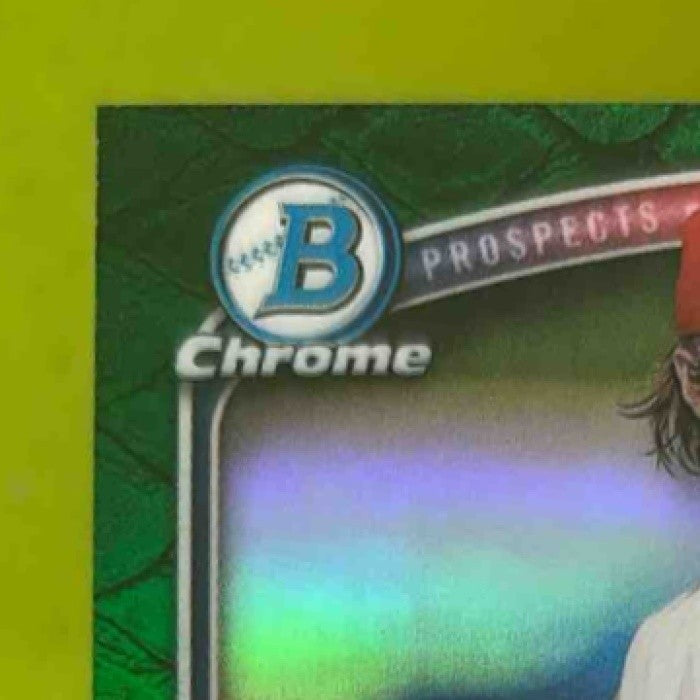 2025 Bowman George Klassen Chrome Reptilian Green /99 1st Prospect Angels - Sports Cards