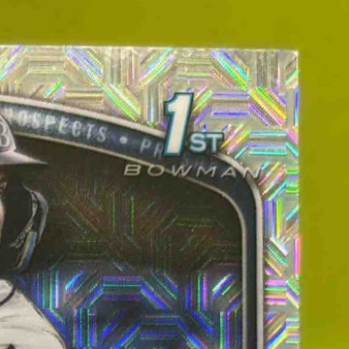 2025 Bowman Gregory Barrios Chrome Auto HTA Choice /150 1st Prospect Rays - Sports Cards