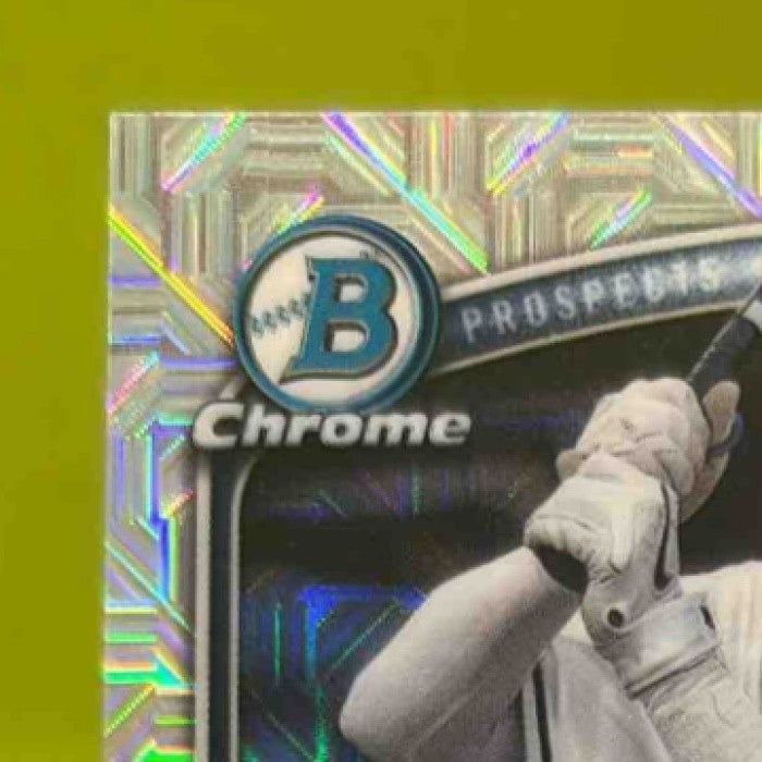 2025 Bowman Gregory Barrios Chrome Auto HTA Choice /150 1st Prospect Rays - Sports Cards