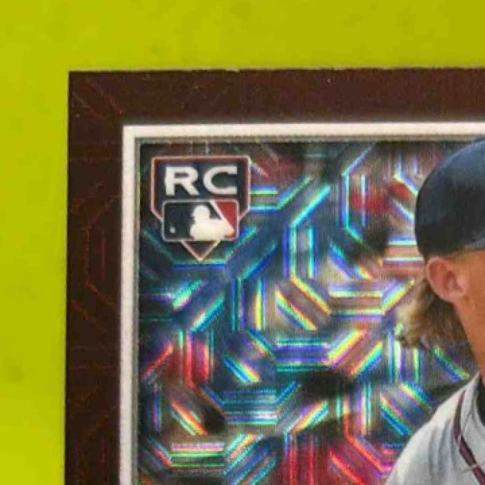 2025 Bowman Hurston Waldrep Mega Box Burgundy 154/275 #61 RC Atlanta Braves - Sports Cards