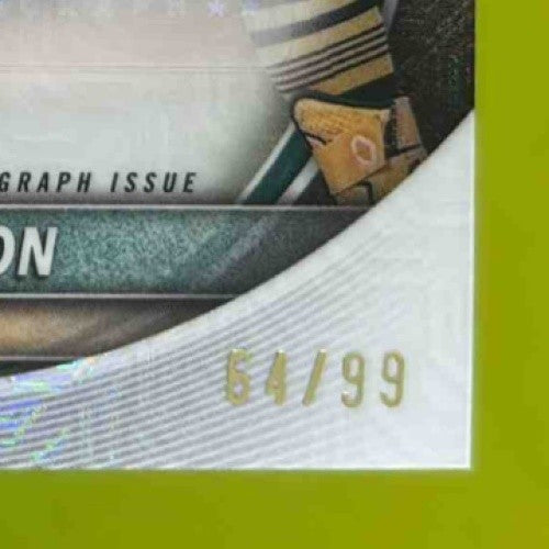 2025 Bowman Jacob Wilson Chrome Rookie Auto Mega Box Refractor SER /99 Athletics - Sports Cards