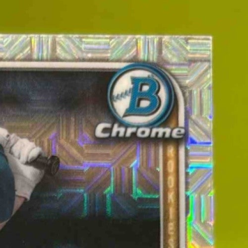 2025 Bowman Jacob Wilson Chrome Rookie Auto Mega Box Refractor SER /99 Athletics - Sports Cards