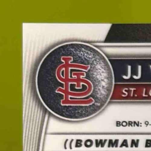 2025 Bowman JJ Wetherholt Chrome Auto #CPA-JW 1st Prospect St. Louis Cardinals - Sports Cards