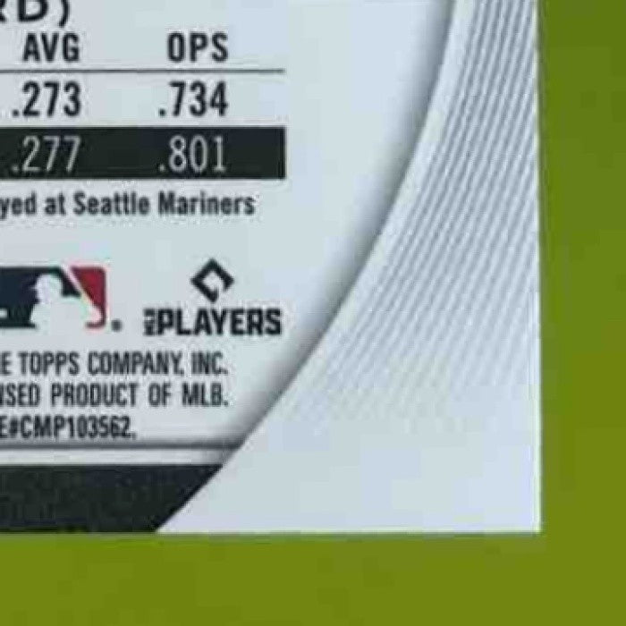 2025 Bowman Julio Rodriguez Mega Box Navy Refractor 30/175 #79 Seattle Mariners - Sports Cards