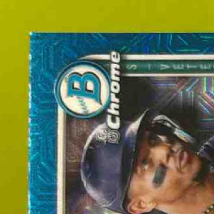 2025 Bowman Julio Rodriguez Mega Box Navy Refractor 30/175 #79 Seattle Mariners - Sports Cards