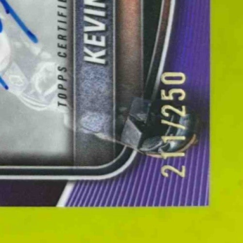 2025 Bowman Kevin McGonigle Chrome Auto Purple Refractor 211/250 1st Prospect Sports Cards