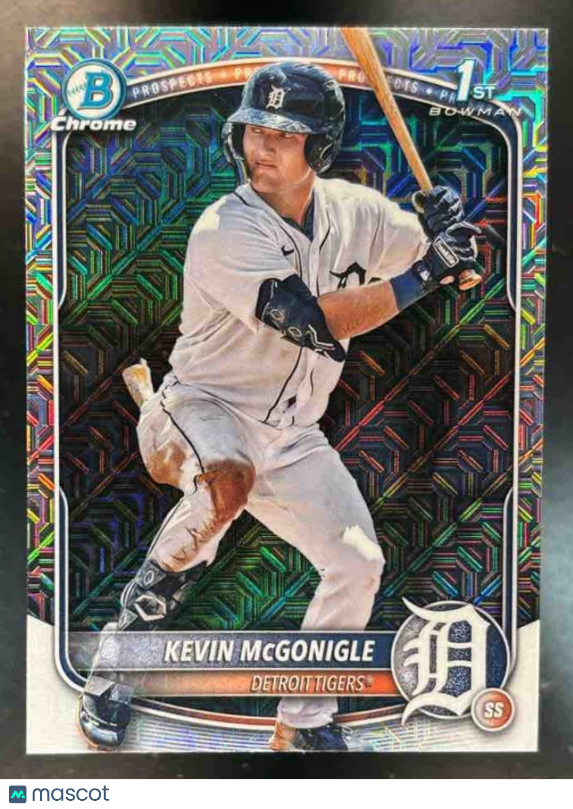 2025 Bowman Kevin McGonigle Chrome Mega Box Refractor #BCP-79 1st Prospect Tiger - Sports Cards