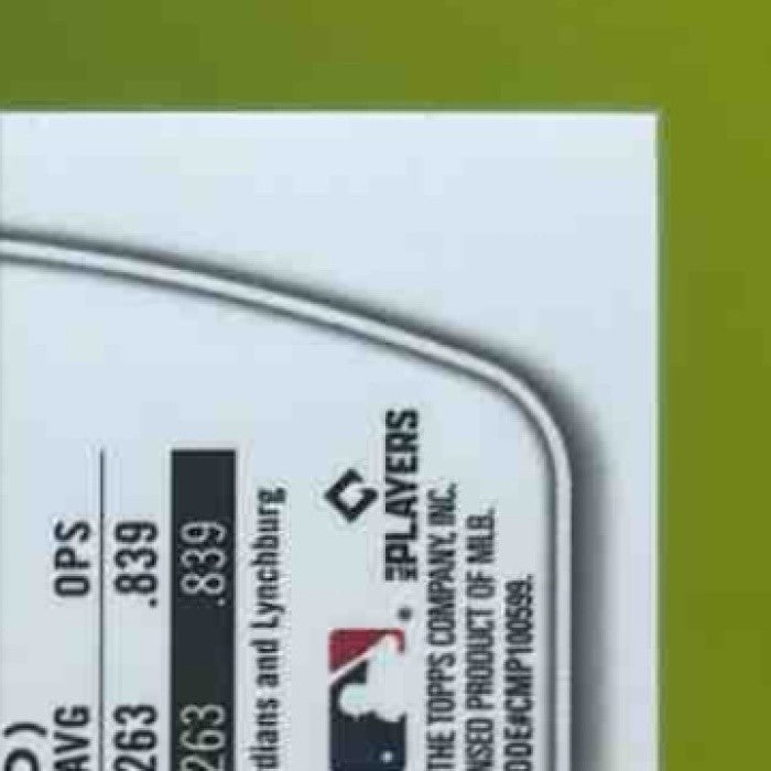 2025 Bowman Luis Merejo Chrome Prospect Auto Green Refractor /99 Guardians - Sports Cards