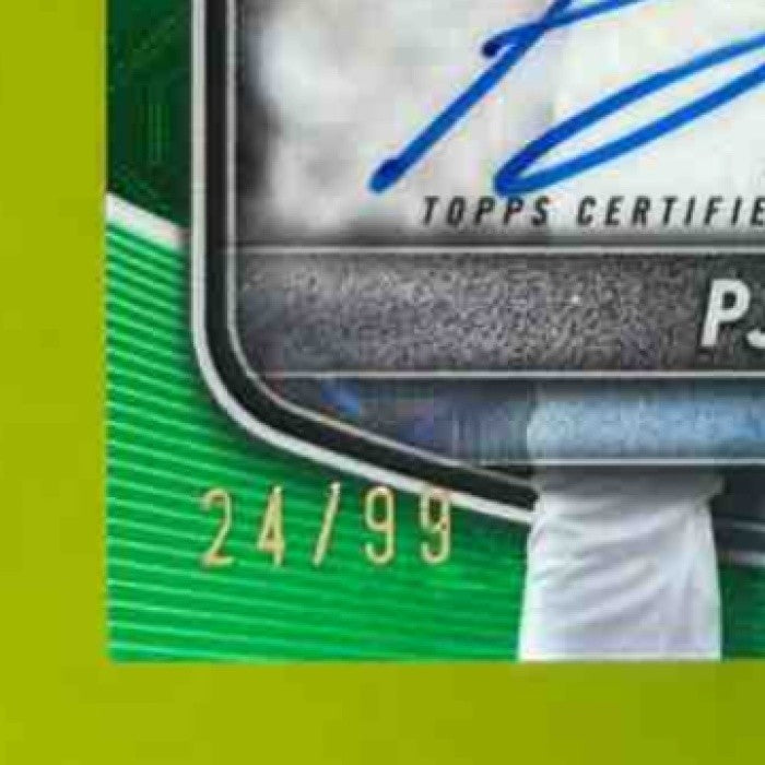 2025 Bowman PJ Morlando Chrome Auto Mega Box Green /99 1st Prospect Marlins - Sports Cards