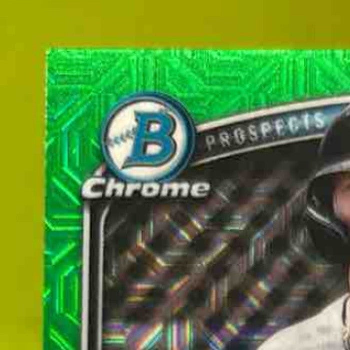 2025 Bowman PJ Morlando Chrome Auto Mega Box Green /99 1st Prospect Marlins - Sports Cards