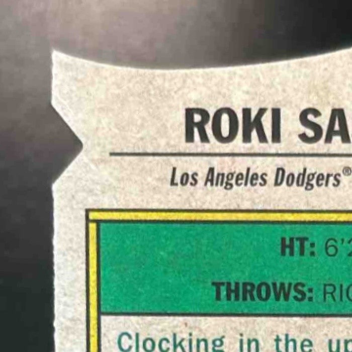 2025 Bowman Roki Sasaki Chrome Rookie of the Year Favorite Mega Box Refractor RC - Sports Cards