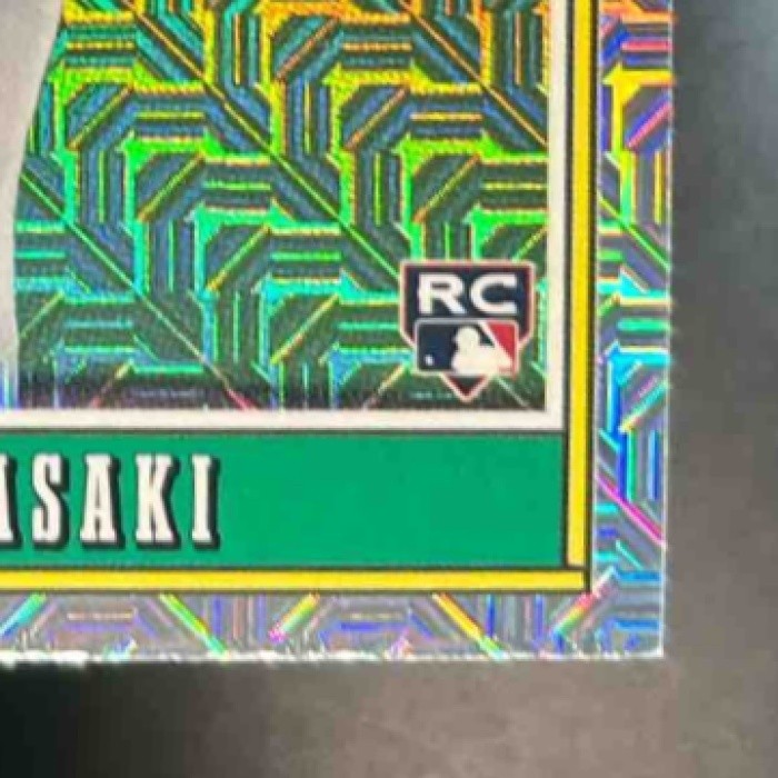 2025 Bowman Roki Sasaki Chrome Rookie of the Year Favorite Mega Box Refractor RC - Sports Cards