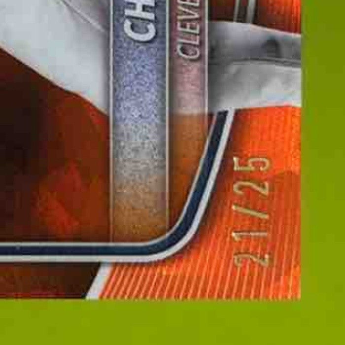 2025 Bowman Sapphire Chase Mobley Chrome Prospects Orange /25 #BCP-56 Guardians - Sports Cards