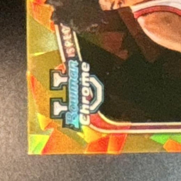 2025 Bowman Sapphire Mikel Brown Jr Chrome Auto Gold /50 1st Prospect Cardinals - Sports Cards