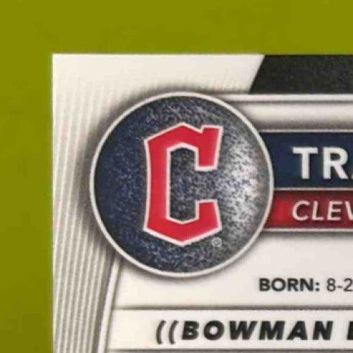 2025 Bowman Travis Bazzana Chrome Prospect Auto Speckle Refractor /299 Cleveland - Sports Cards
