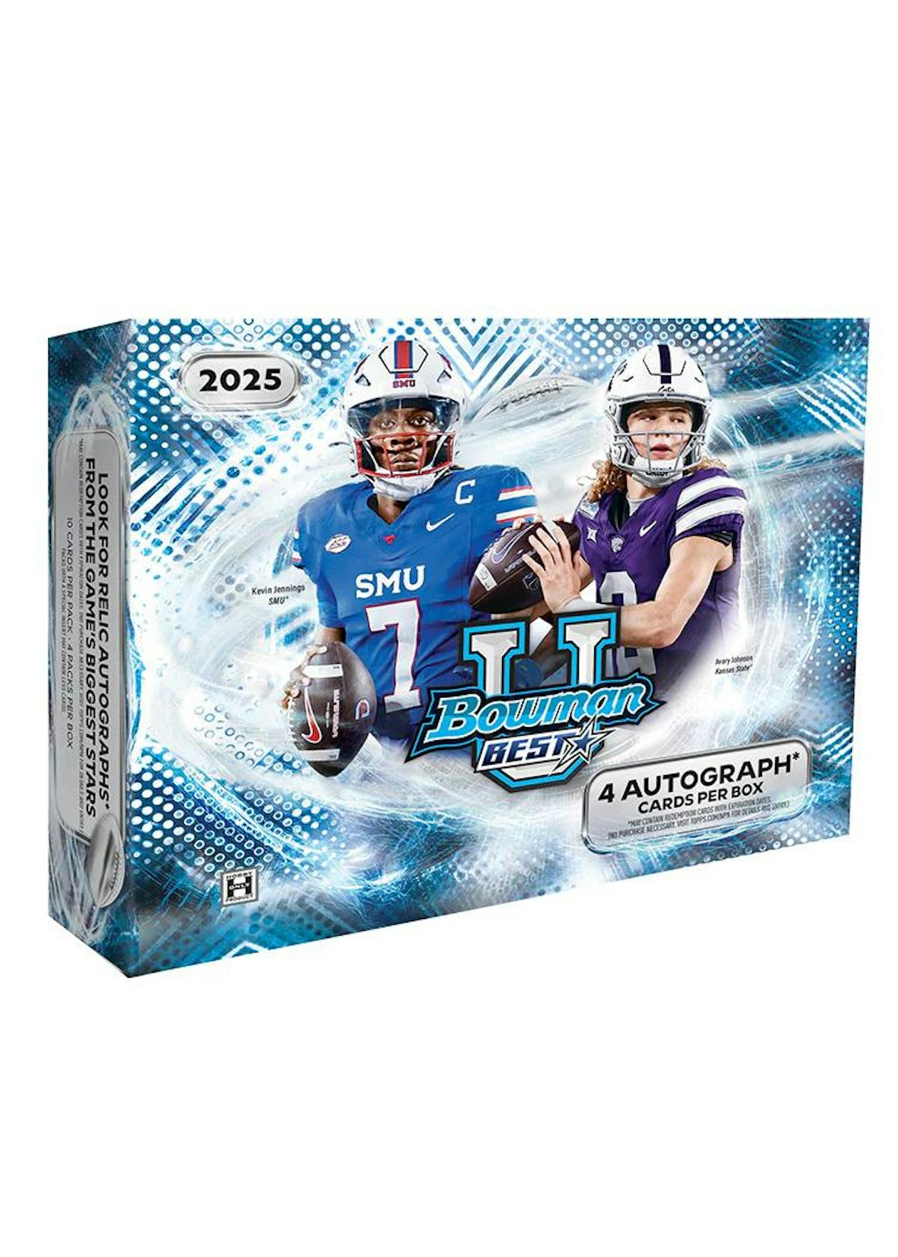 2025 Bowman University Best Football Hobby Box (4 Autos) Dec 5th - NFL Hobby Box