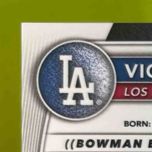 2025 Bowman Victor Rodrigues Chrome Auto Speckle /299 1st Prospect Dodgers - Sports Cards