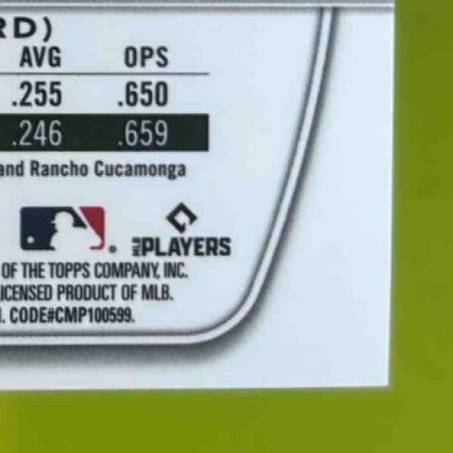 2025 Bowman Victor Rodrigues Chrome Auto Speckle /299 1st Prospect Dodgers - Sports Cards