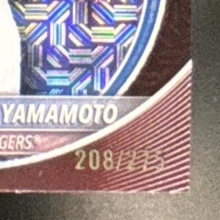 2025 Bowman Yoshinobu Yamamoto Mega Box Burgundy /275 Los Angeles Dodgers - Sports Cards